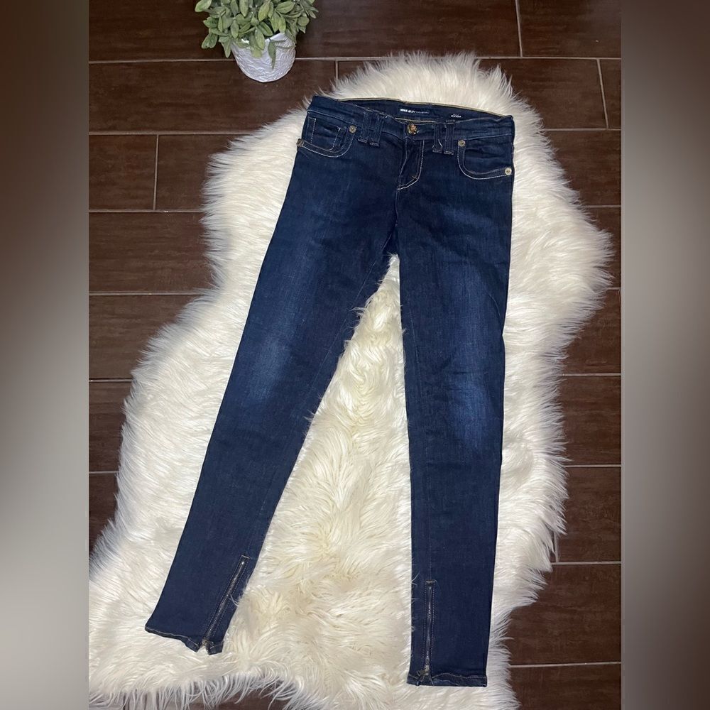 Miss Sixty style flicker crop side zipper sz 25